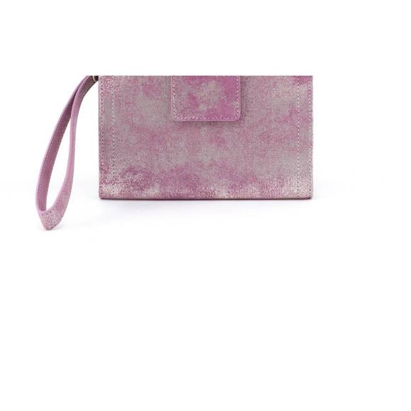 NEW HOBO women's violet wristlet in violet metallic - Picture 1 of 4